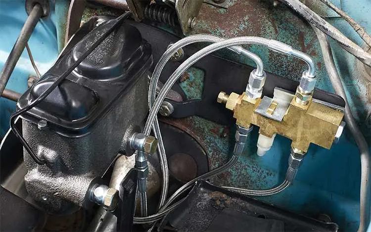 gm proportioning valve diagram