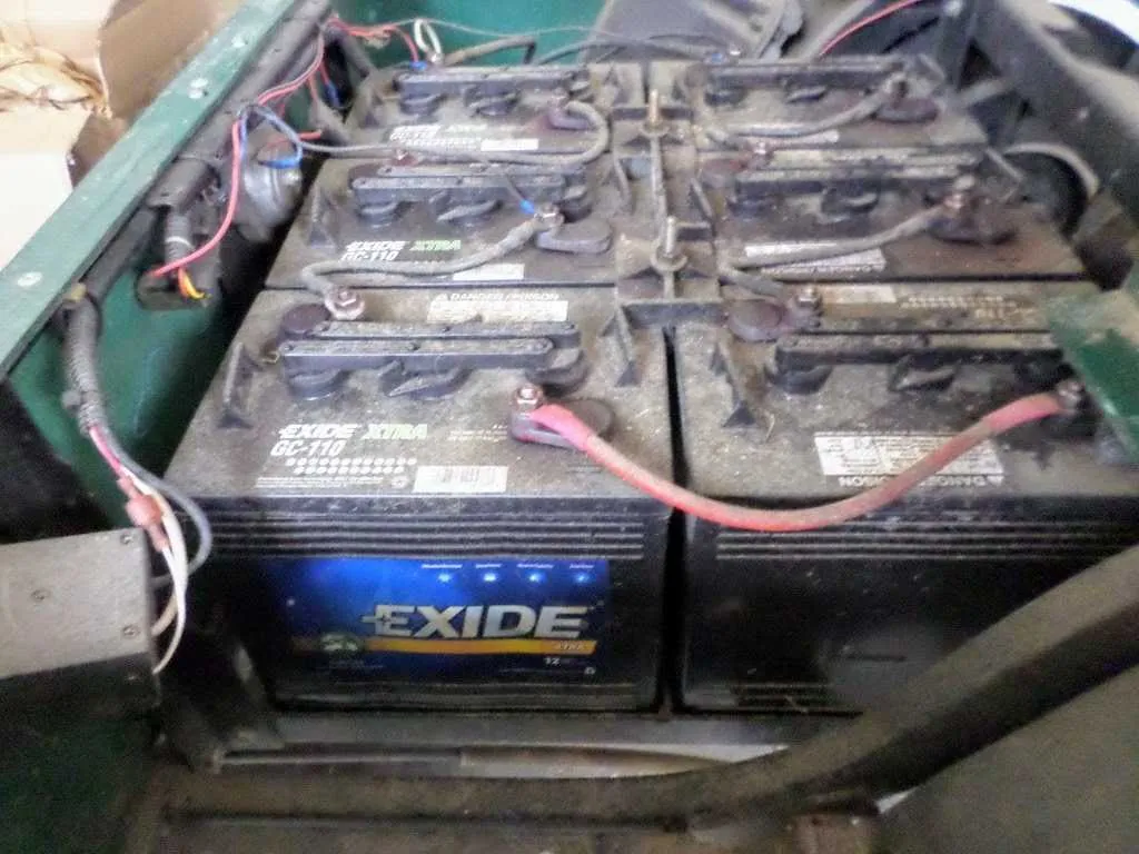 golf cart battery hook up diagram