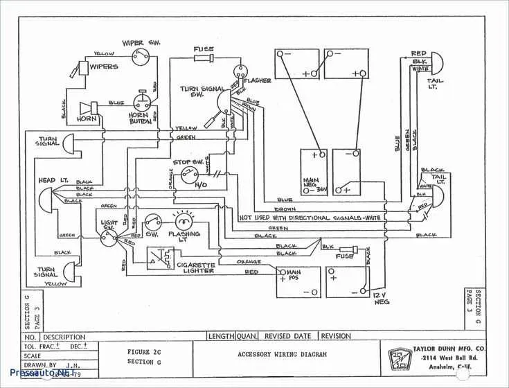 golf cart wiring diagram