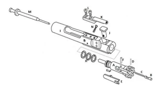 parts diagram of a ar 15