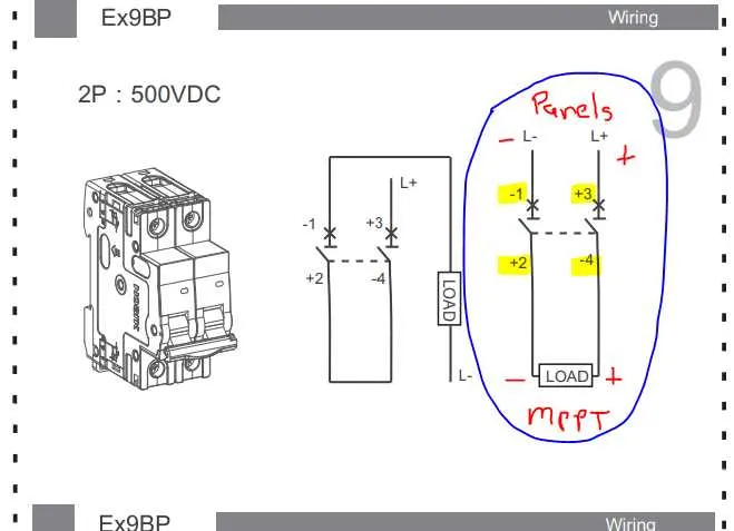 wiring diagram of circuit breaker