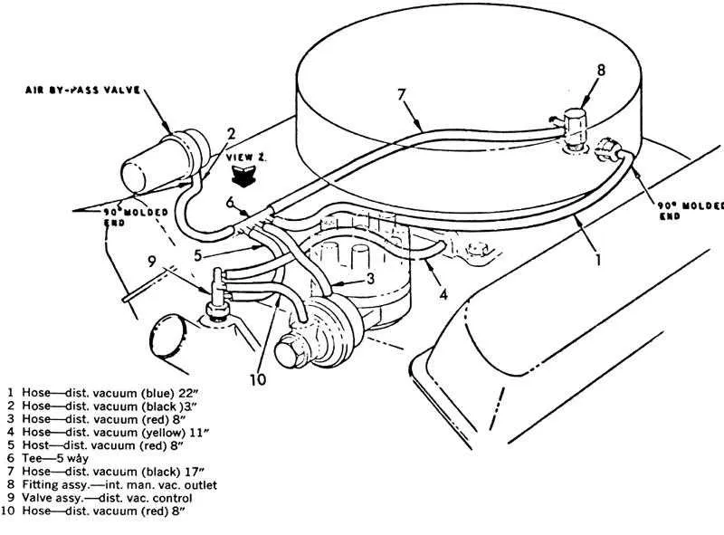 engine ford 302 vacuum diagram