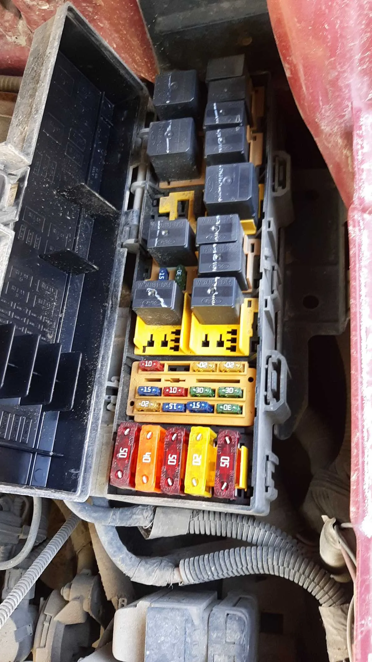 ford ranger fuse panel diagram