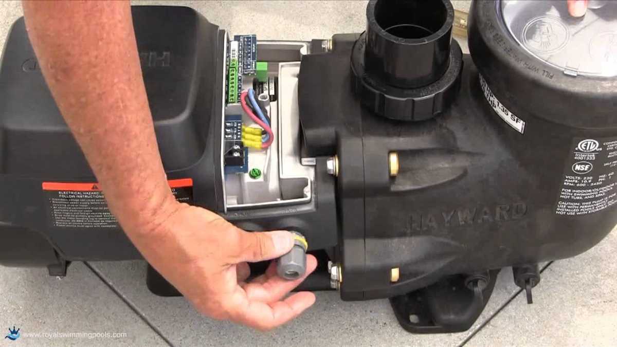 Here is a step-by-step guide to wiring the Hayward Super Pump: