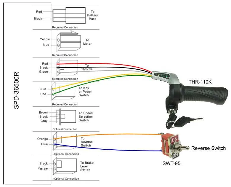 ebike controller 3 speed switch wiring diagram