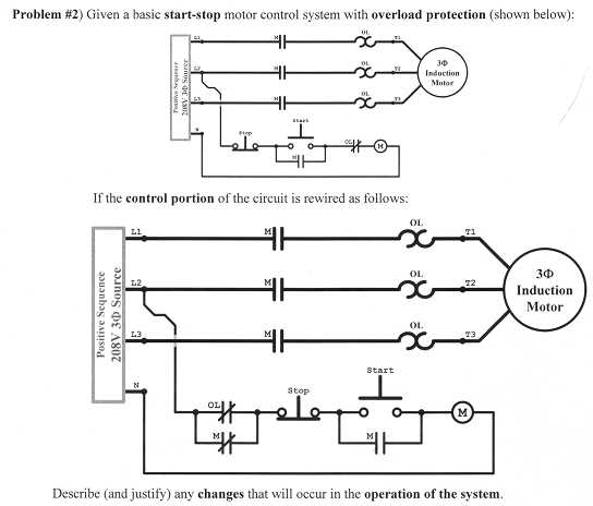 Wiring Diagram for a Stop Start Circuit