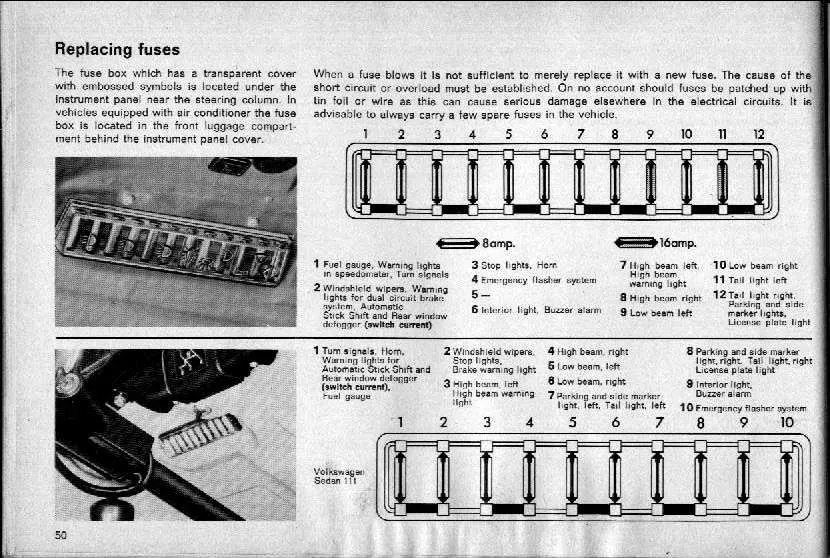 vw fuse box diagram