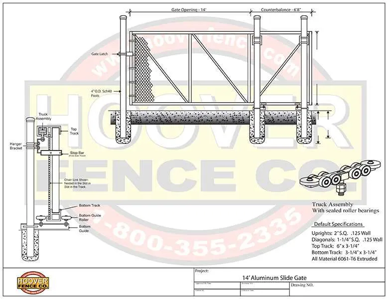 chain link fence parts diagram
