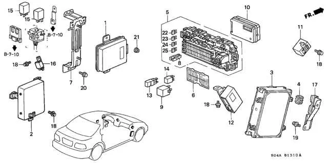 honda accord 2000 fuse box diagram