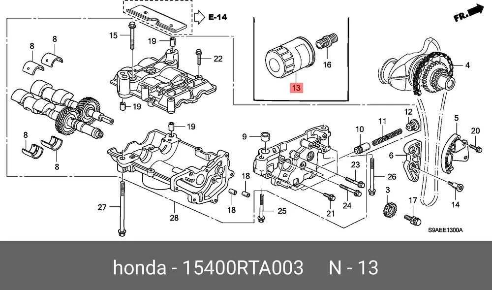 honda accord engine parts diagram