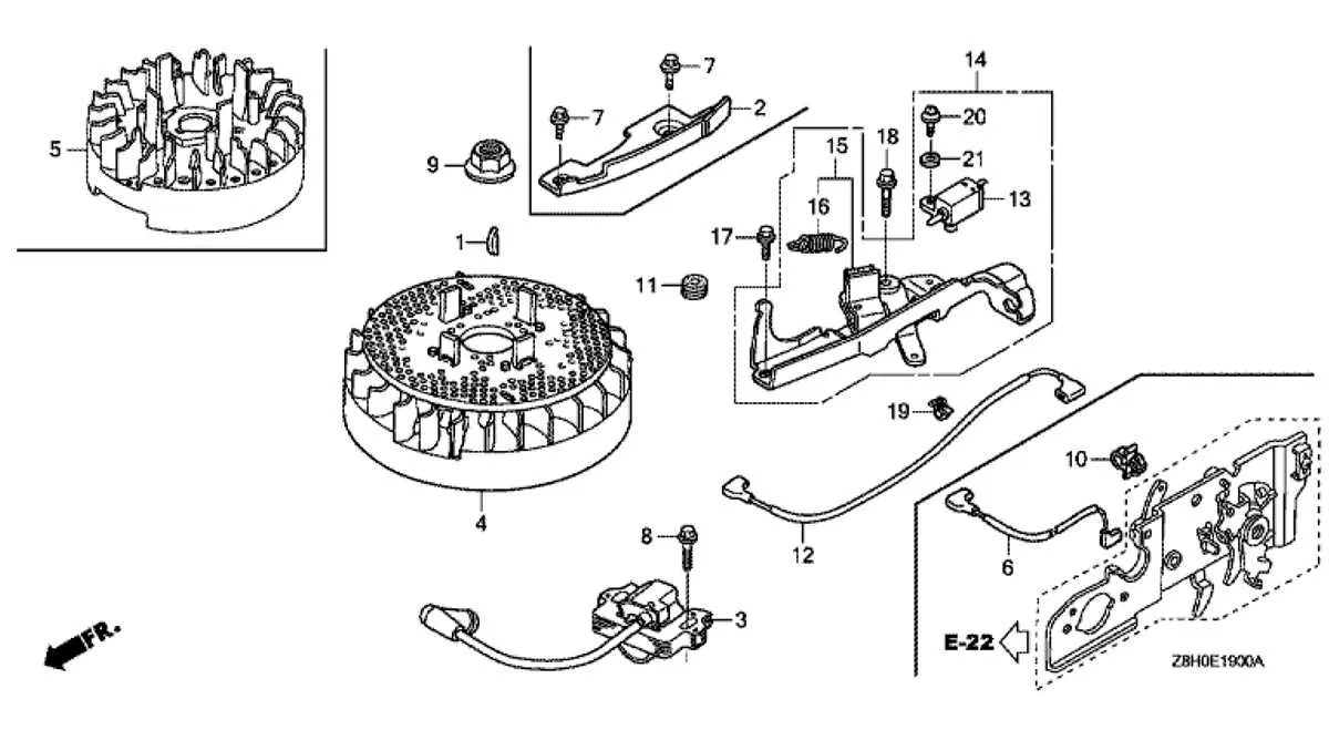 honda lawn mower carburetor diagram