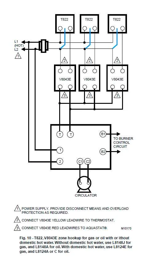 honeywell aquastat wiring diagram