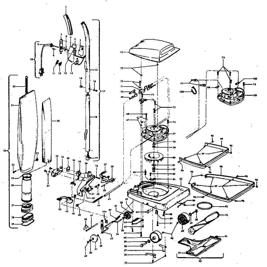 The Importance of Understanding Your Hoover UH74200 Parts Diagram