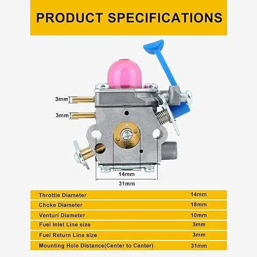 husqvarna 128ld carburetor diagram