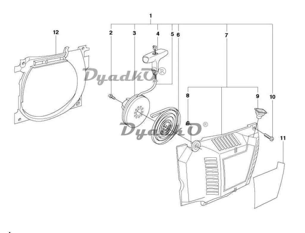 husqvarna 372xp parts diagram