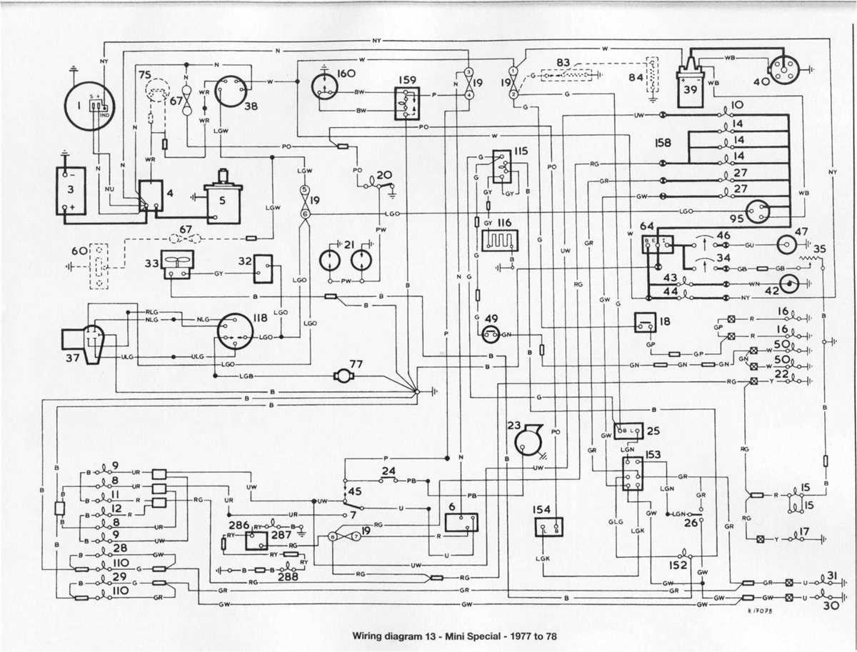 Key Components and Connections in the Wiring Diagram