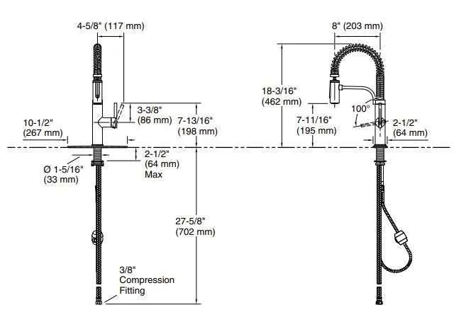 kohler kitchen faucet parts diagram