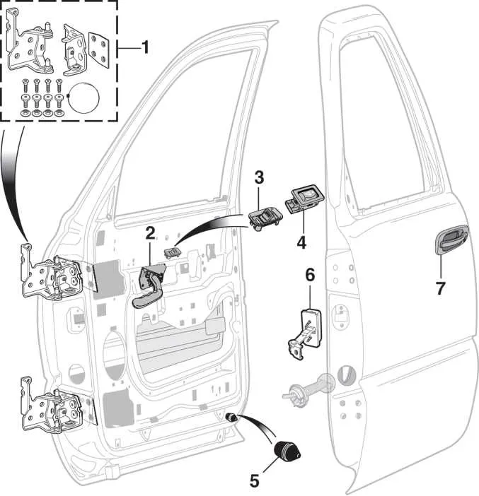 door silverado chevy silverado interior parts diagram