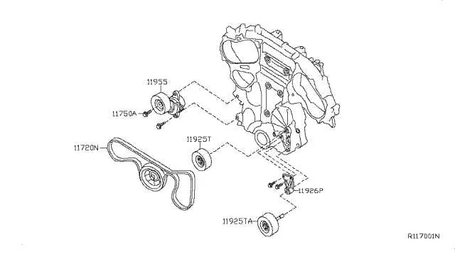 2008 nissan altima 2.5 serpentine belt diagram