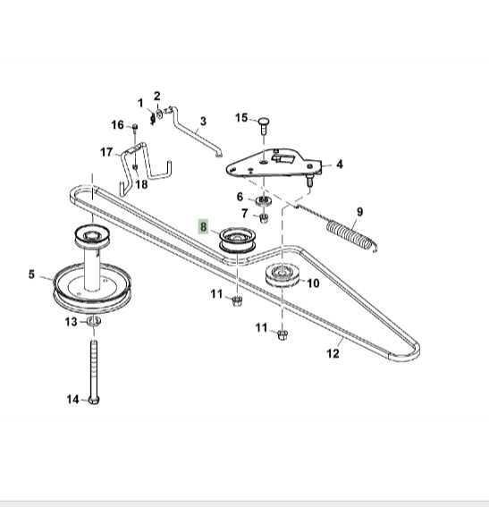 John Deere 212 Deck Belt Diagram