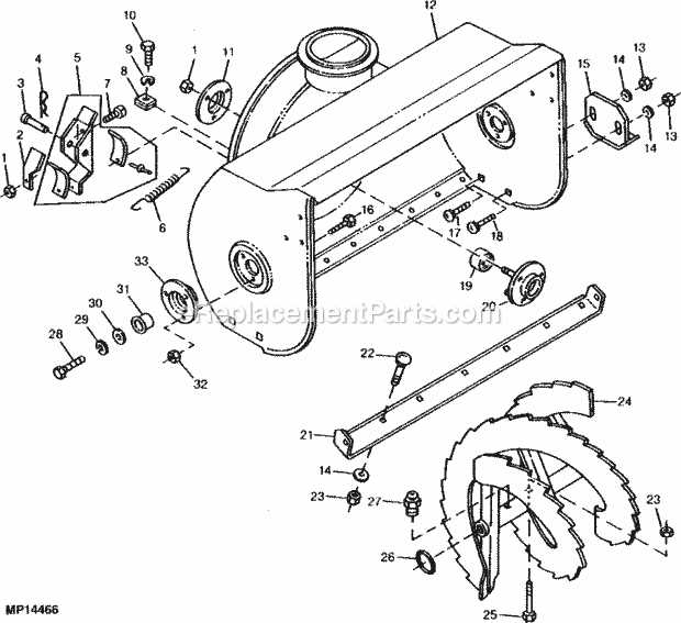 1. Auger and Auger Housing: