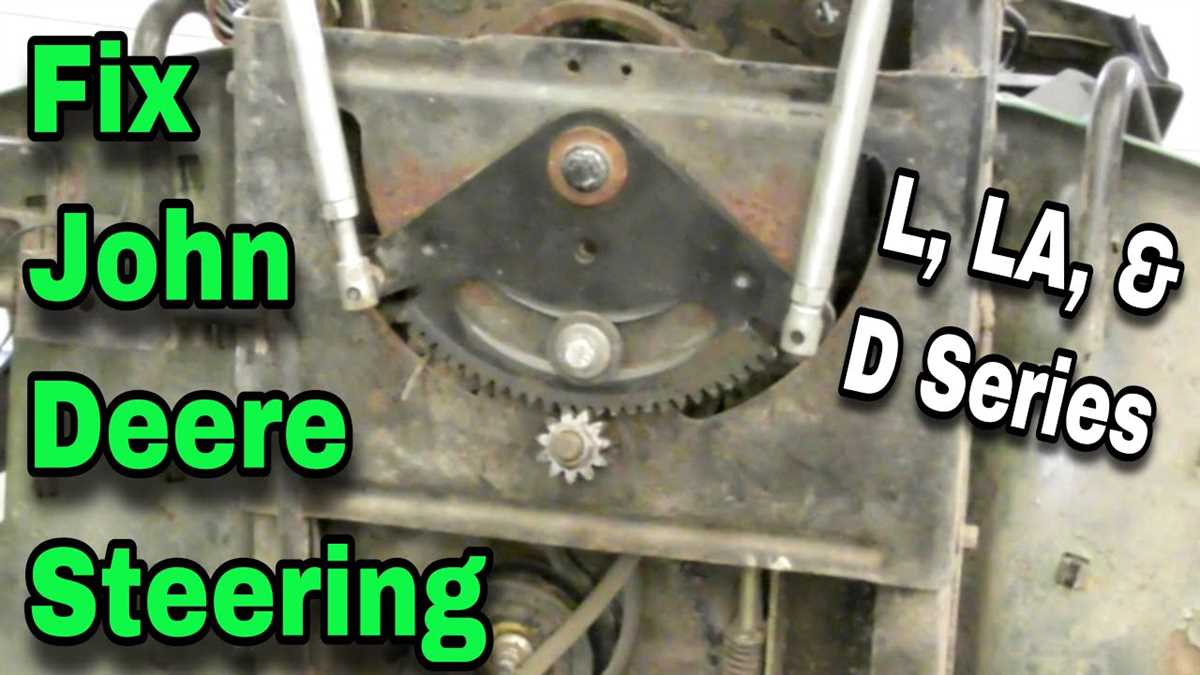 Overview of John Deere L110 Steering Components