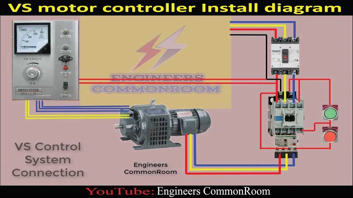 motor wiring connection diagram