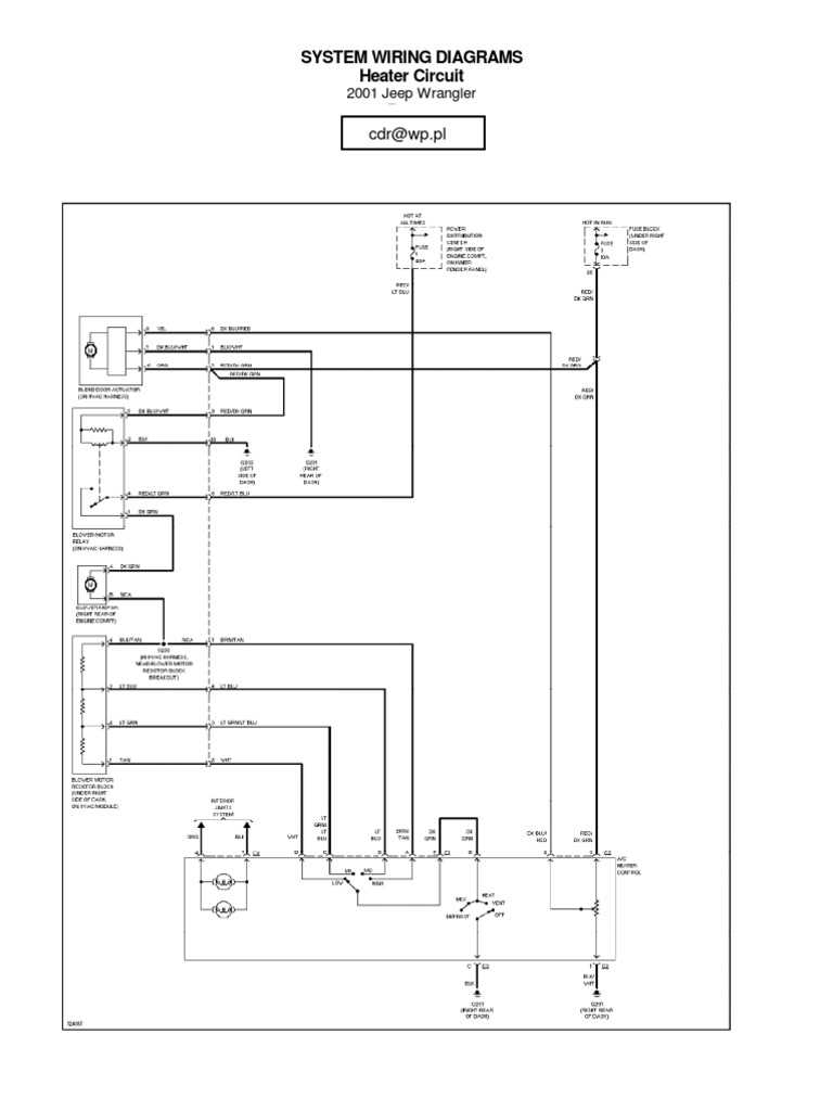 1997 jeep wrangler fuse diagram