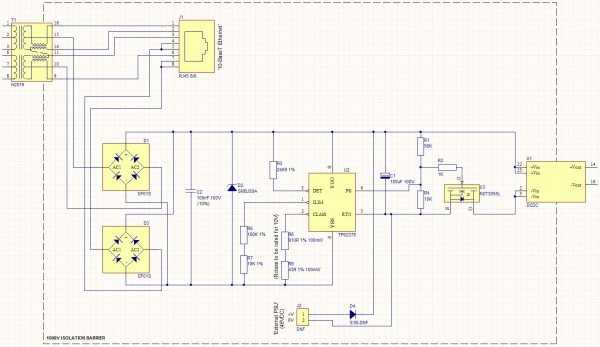 Components of a CCTV Camera Power Supply Circuit