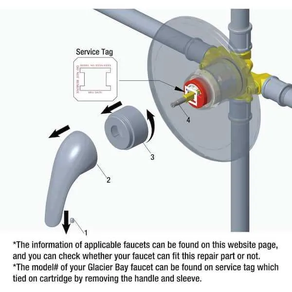 kohler shower valve parts diagram