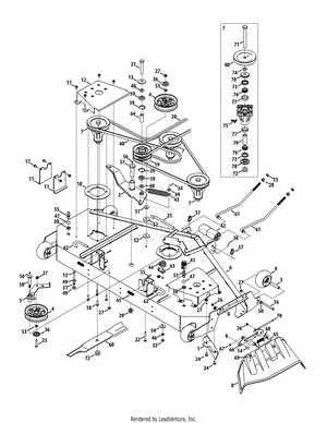 kubota 60 inch mower deck parts diagram