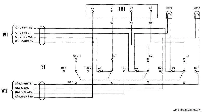 automatic transfer switch electrical diagram