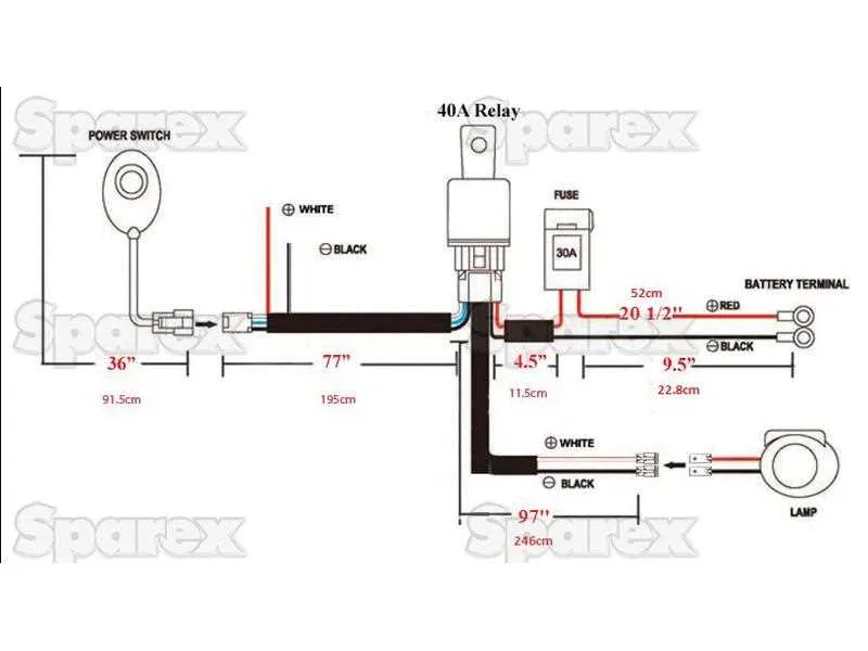 led bar light wiring diagram