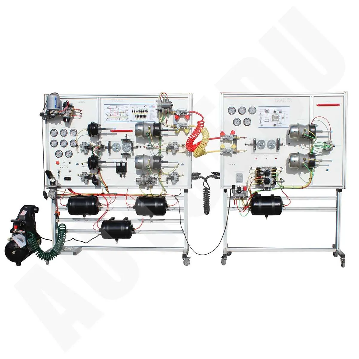 trailer air brake system diagram