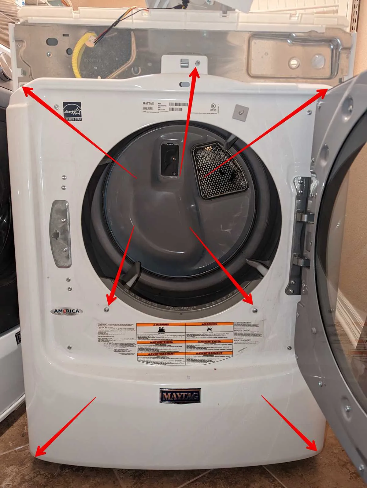 maytag dryer belt replacement diagram