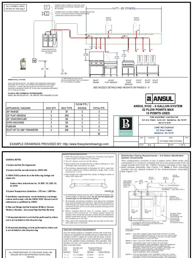 ansul system electrical wiring diagram