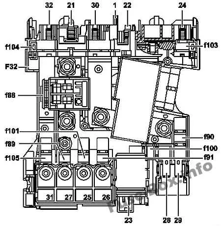 mercedes c250 fuse box diagram