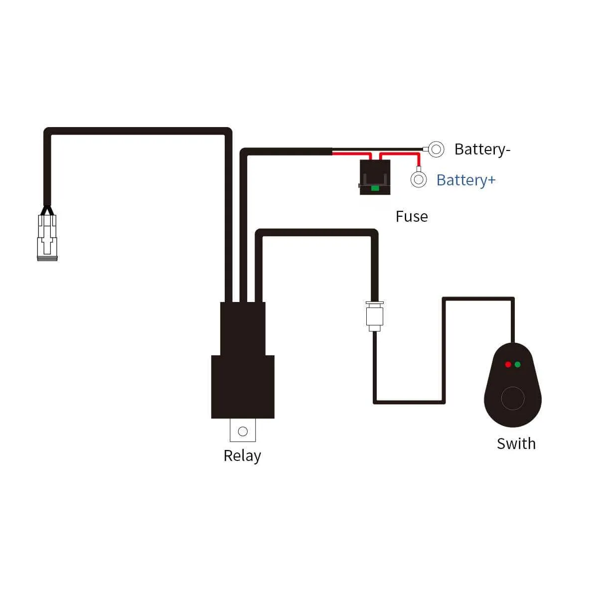 led bar light wiring diagram