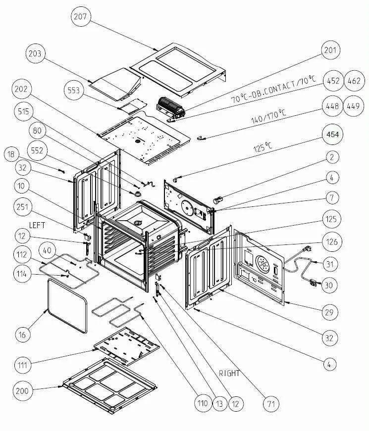 microwave oven parts diagram