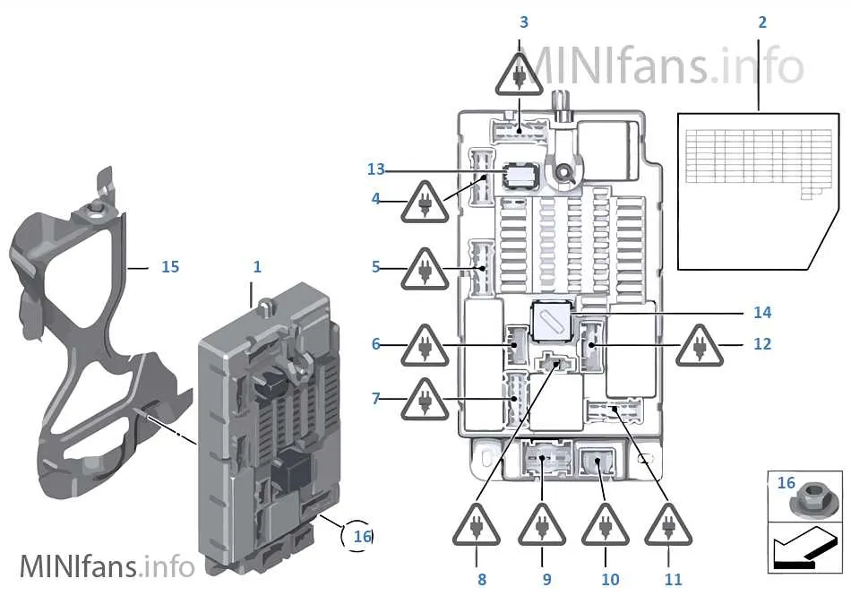 mini cooper fuse box diagram