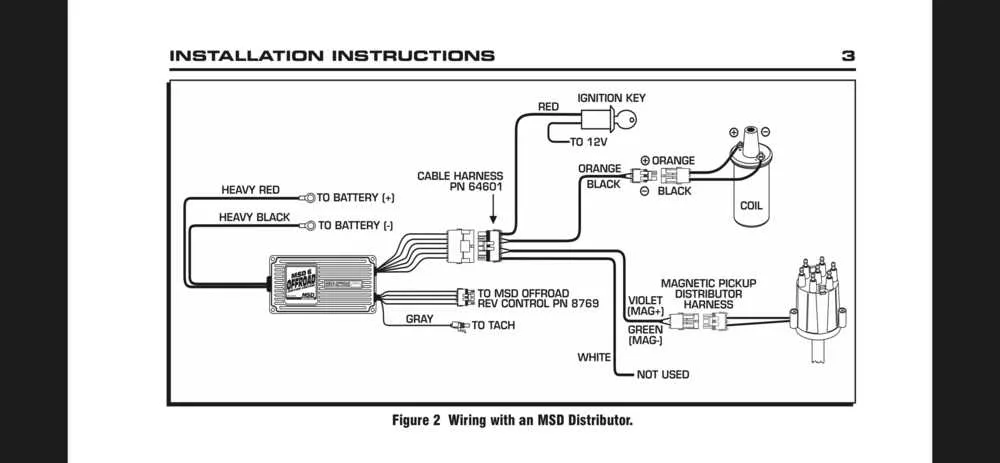 msd ignition wiring diagram