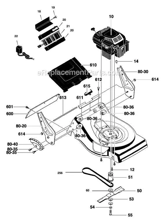 murray lawn mower parts diagram