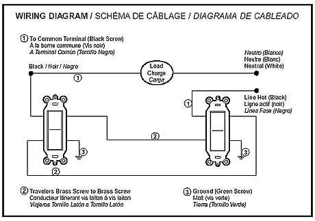 3 way switch circuit diagram