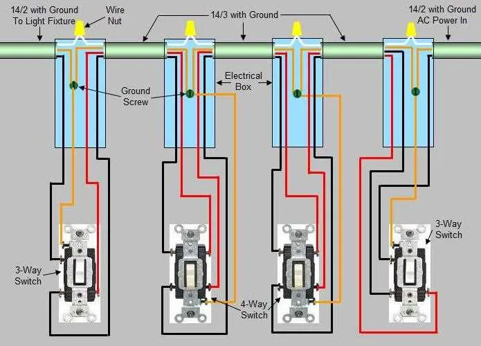 4 wire 3 way switch diagram
