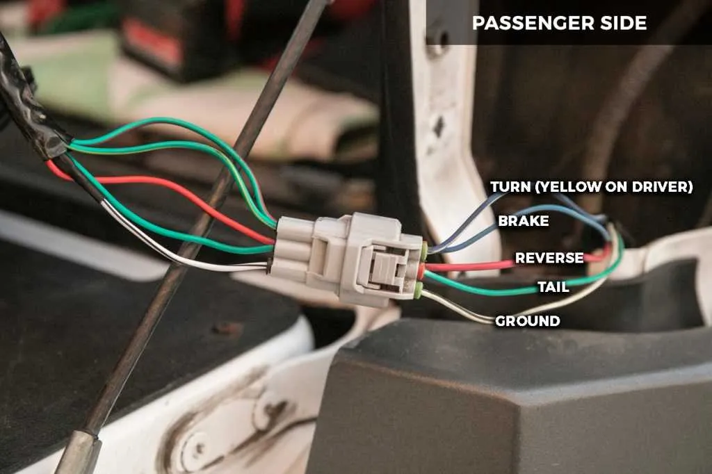 toyota tail light wiring diagram