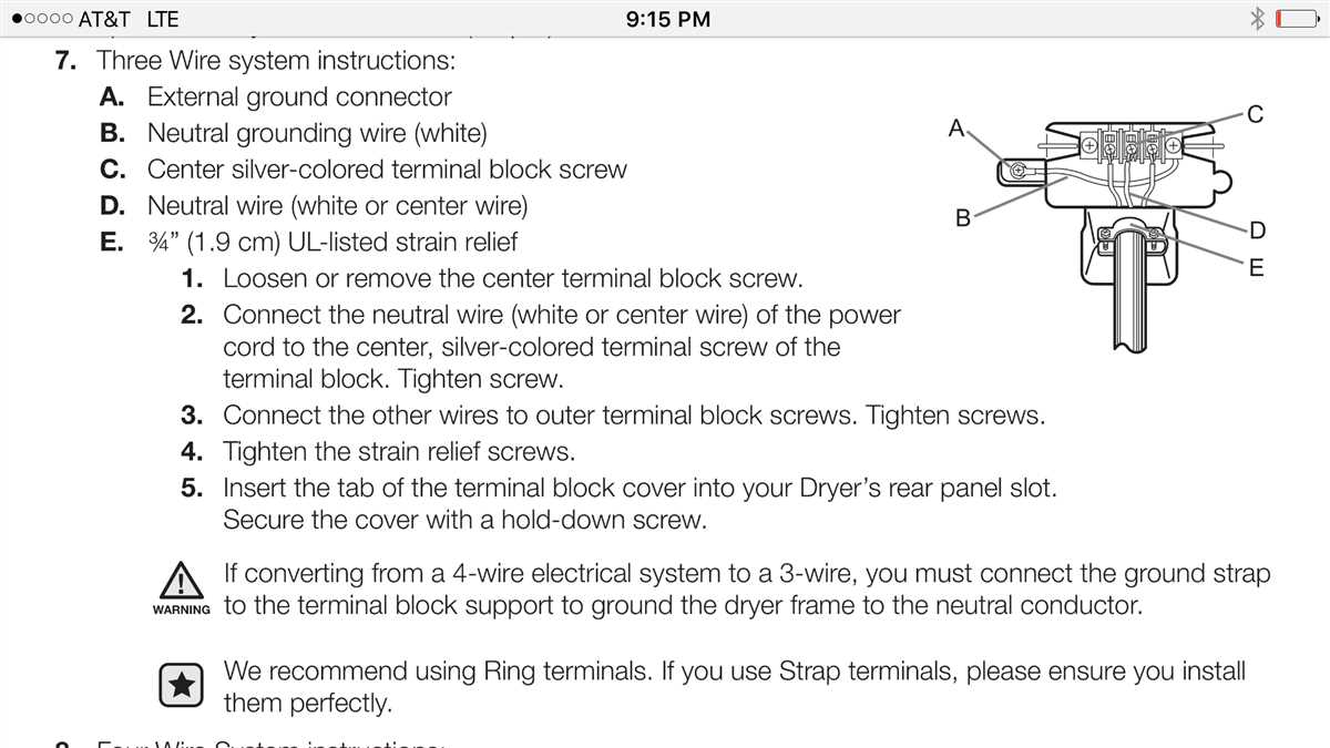 Instructions for Safely Replacing a Dryer Cord in Your Home