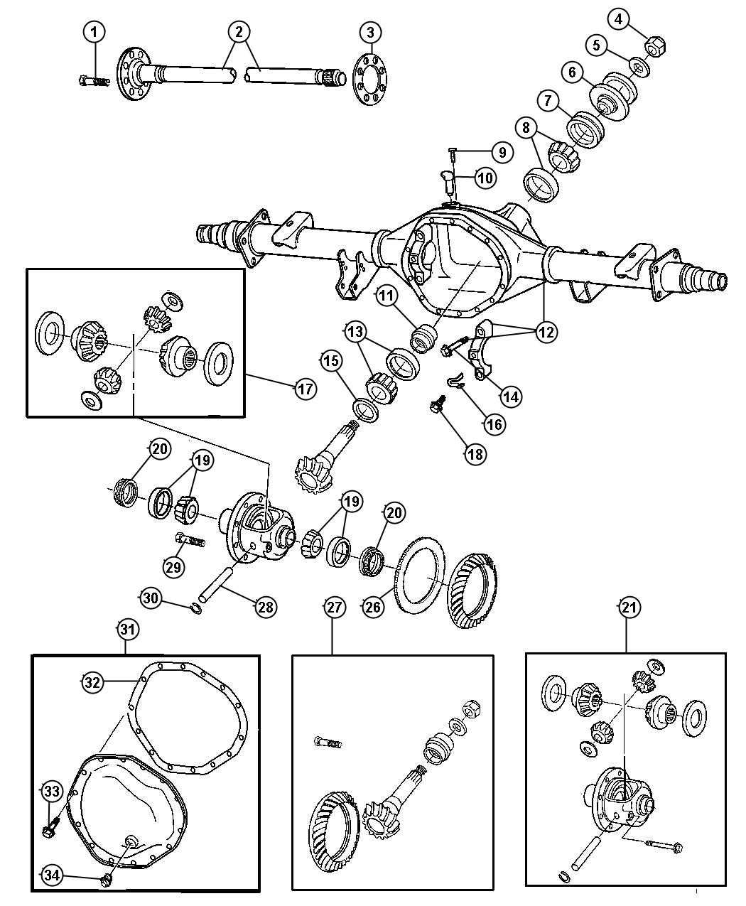 Functioning of the Dodge Ram 2500 Rear Axle