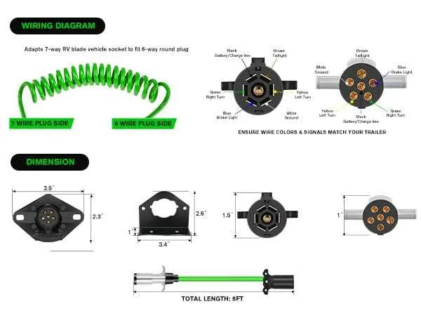 6 pin trailer plug wiring diagram