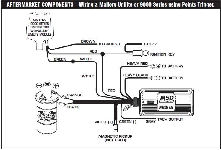 Mallory distributor wiring