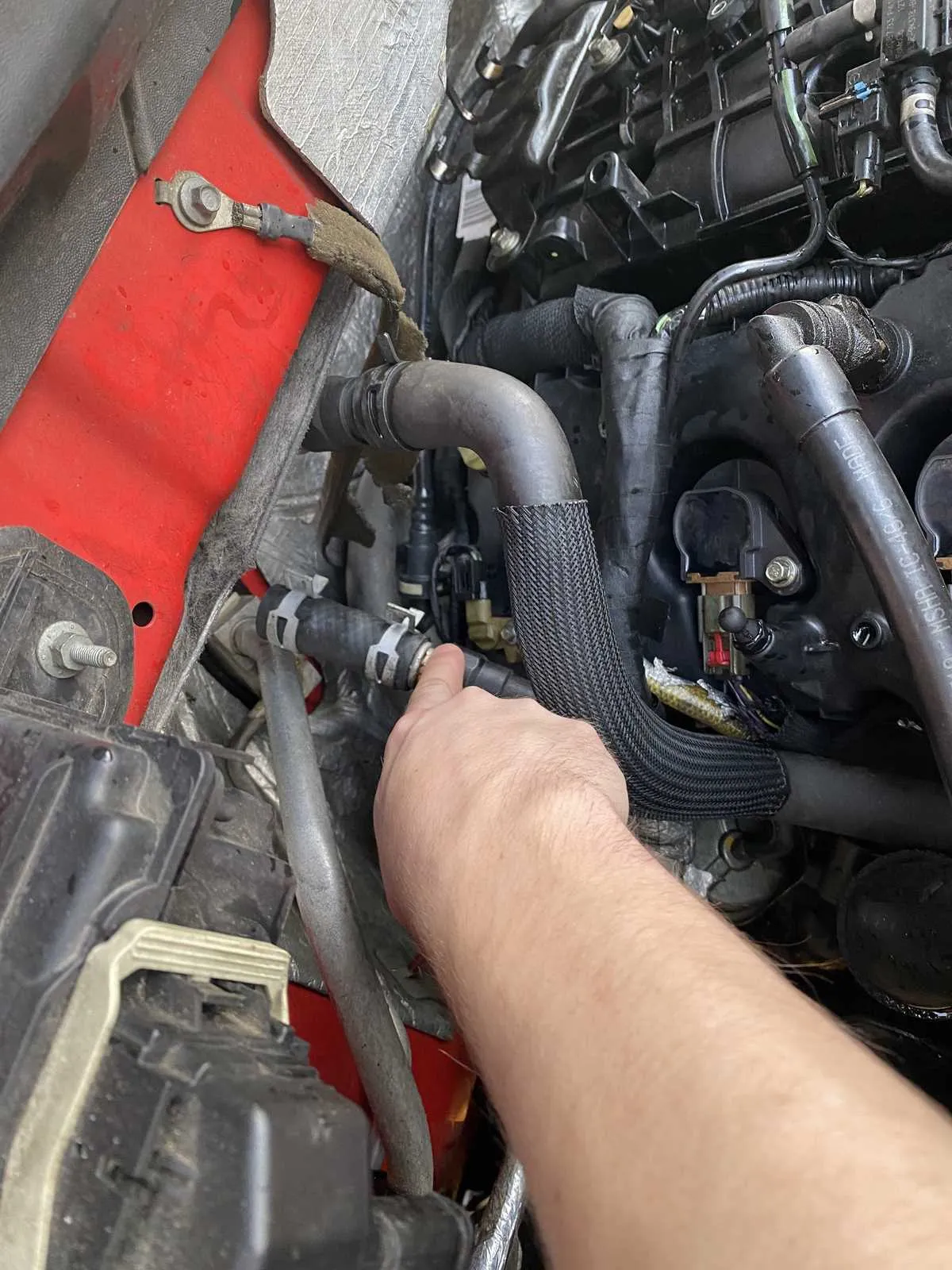 ford 5.4 heater hose diagram